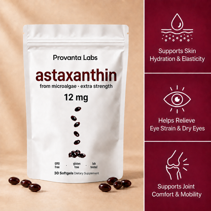 Provanta Labs Astaxanthin Softgels 12mg